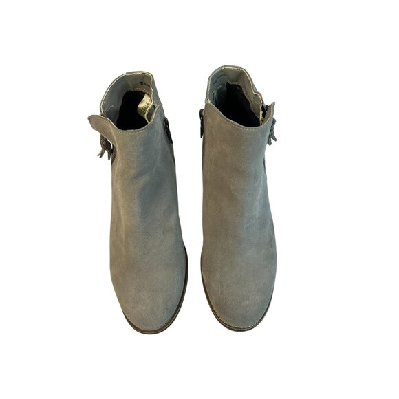 Blondo Villa Waterproof Chelsea Boots Size 8.5 Grey Suede Ankle Casual Winter - Picture 2 of 13